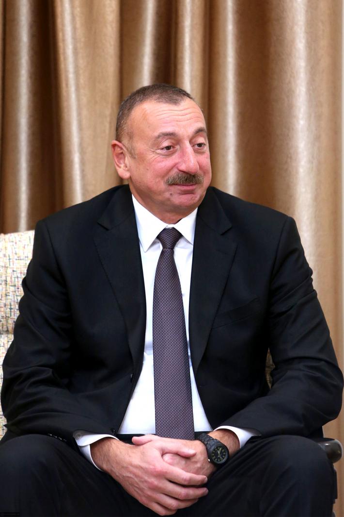 Rencontre avec le président de la République d’Azerbaïdjan