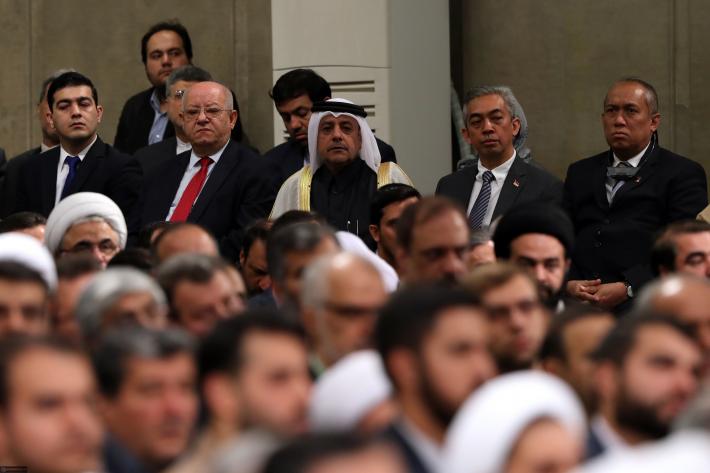 Audience accordée aux responsables d’État et ambassadeurs des pays islamiques